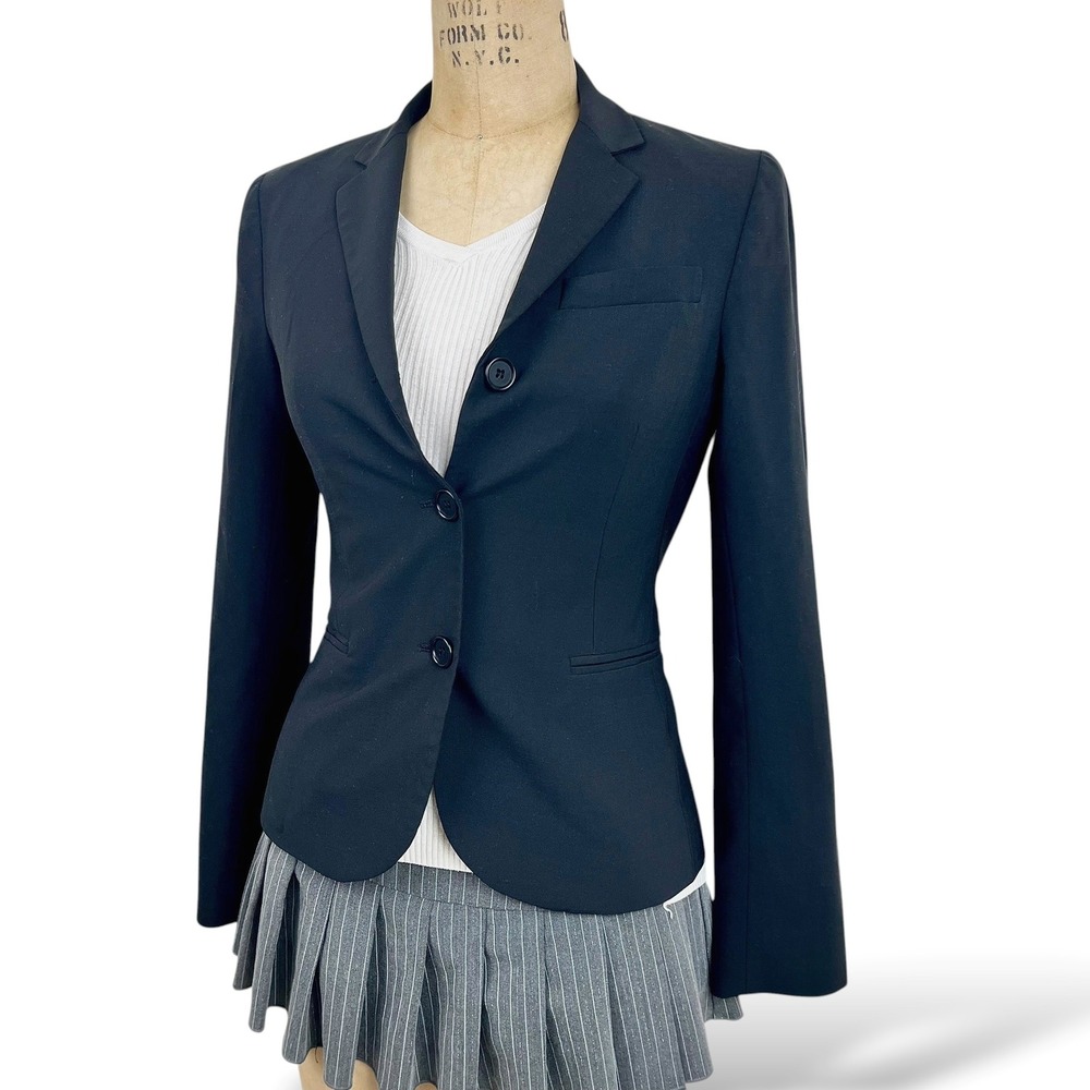 Theory Womens S Blazer Three Button Slim Fit Tailored Classic Office Fashion - Picture 5 of 9